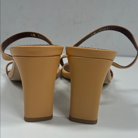 New Alohas Cannes Strappy Orange Heels Size 6.5 - Picture 3 of 9